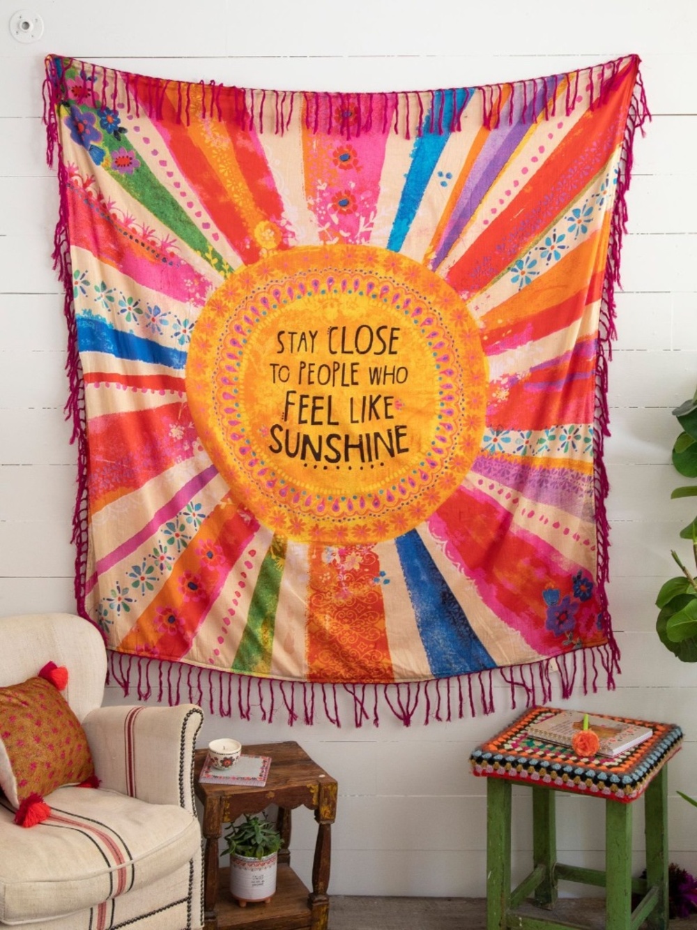 NIP NATURAL LIFE XL Shabana Beach Towel - Stay Close 60" x 60"